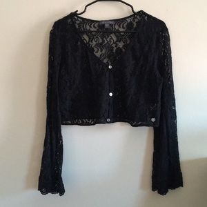 Lace crop top